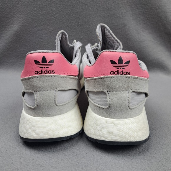 Womens Adidas Originals I-5923 Size 9.5 Gray Chalk Pink Athletic Running Shoes - Picture 3 of 10